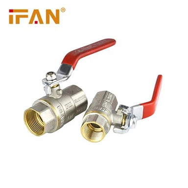 IFAN Kev Siv Ua Haujlwm Brass Pob Valve